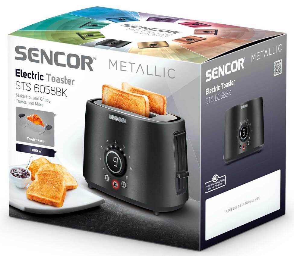 Sencor STS 6058BK keny&eacute;rpir&iacute;t&oacute; - fekete Konyhai term&eacute;kek - Konyhai kisg&eacute;p (s&uuml;t&eacute;s / főz&eacute;s / hűt&eacute;s / &eacute;telk&eacute;sz&iacute;t&eacute;s) - Keny&eacute;rpir&iacute;t&oacute; - 336117