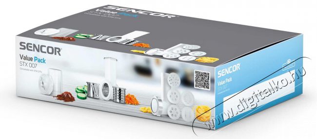 Sencor STX 007 STM 377X szeletelő &eacute;s reszelő, t&eacute;sztak&eacute;sz&iacute;tő, k&aacute;v&eacute;-, fűszern&ouml;v&eacute;ny- &eacute;s fűszerdar&aacute;l&oacute; Konyhai term&eacute;kek - Konyhai kisg&eacute;p (elők&eacute;sz&iacute;t&eacute;s / feldolgoz&aacute;s) - Szeletelő / reszelő g&eacute;p - 336118