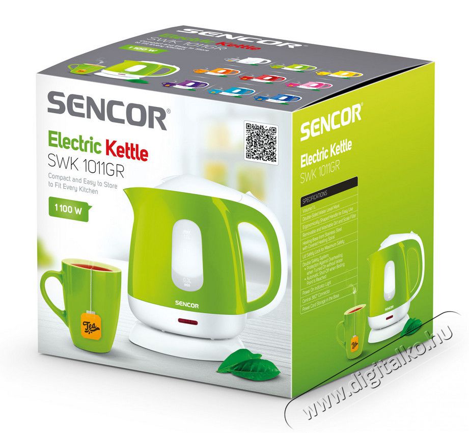 Sencor SWK 1011GR v&iacute;zforral&oacute; Konyhai term&eacute;kek - V&iacute;zforral&oacute; / teafőző - 315518