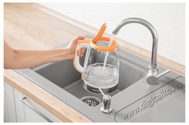 Sencor SWK 2193OR &Uuml;veg v&iacute;zforral&oacute; - narancss&aacute;rga Konyhai term&eacute;kek - V&iacute;zforral&oacute; / teafőző - 352049