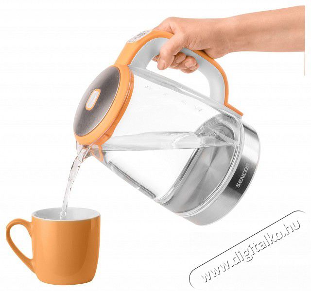Sencor SWK 2193OR &Uuml;veg v&iacute;zforral&oacute; - narancss&aacute;rga Konyhai term&eacute;kek - V&iacute;zforral&oacute; / teafőző - 352049