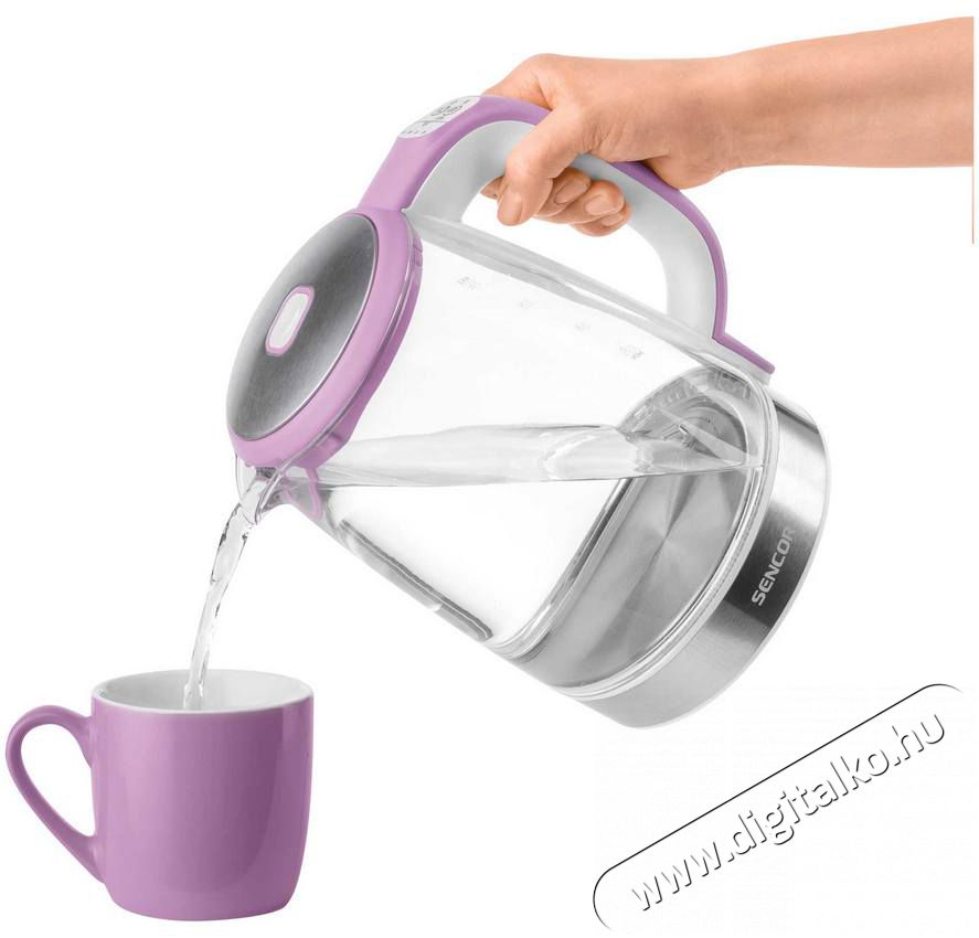 Sencor SWK 2198RS &Uuml;veg V&iacute;zforral&oacute; - pink Konyhai term&eacute;kek - V&iacute;zforral&oacute; / teafőző - 352054