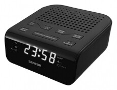 Sencor SRC 136 B rádiós ébresztőóra - fekete Audio-Video / Hifi / Multimédia - Rádió / órás rádió - Ébresztőórás rádió - 283221