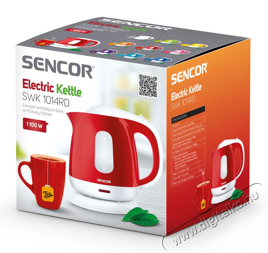 Sencor SWK 1014RD v&iacute;zforral&oacute; Konyhai term&eacute;kek - V&iacute;zforral&oacute; / teafőző - 315523