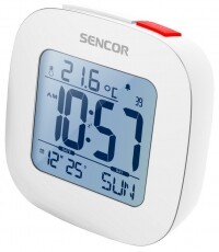 Sencor SDC 1200 W ébresztőóra hőmérővel - fehér Háztartás / Otthon / Kültér - Óra - Ébresztőóra - 319869