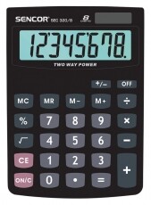 Sencor SEC 320/8 Számológép Iroda és számítástechnika - Számológép - Irodai - 261068