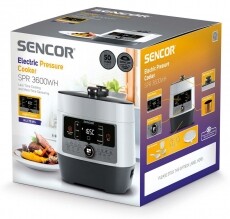 Sencor SPR 3600WH Elektromos kukta Konyhai term&eacute;kek - Konyhai kisg&eacute;p (s&uuml;t&eacute;s / főz&eacute;s / hűt&eacute;s / &eacute;telk&eacute;sz&iacute;t&eacute;s) - L&eacute;gkever&eacute;ses főzőg&eacute;p / elektromos kukta / multifunkci&oacute;s s&uuml;tő - 353314