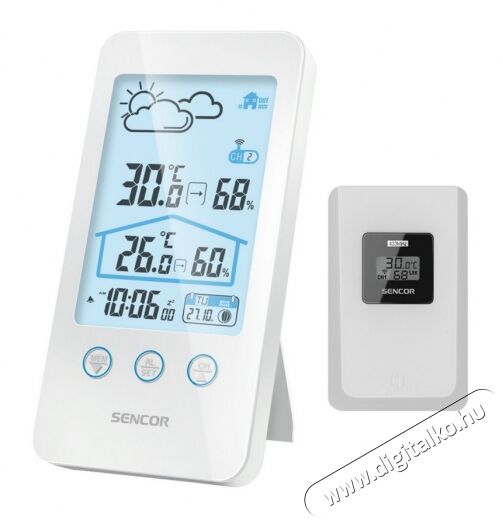 Sencor SWS 3000 W időj&aacute;r&aacute;s &aacute;llom&aacute;s H&aacute;ztart&aacute;s / Otthon / K&uuml;lt&eacute;r - Lak&aacute;sfelszerel&eacute;s - Időj&aacute;r&aacute;s &aacute;llom&aacute;s - 349375