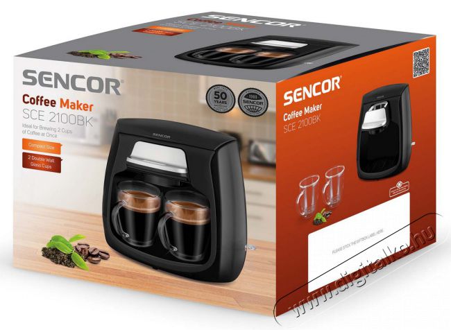 Sencor SCE 2100BK Filteres k&aacute;v&eacute;főző Konyhai term&eacute;kek - K&aacute;v&eacute;főző / k&aacute;v&eacute;&ouml;rlő / kieg&eacute;sz&iacute;tő - Filteres k&aacute;v&eacute;főző - 364568