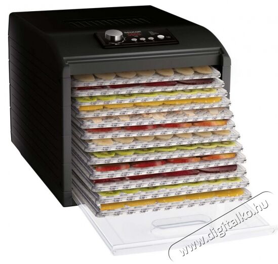 Sencor SFD 6600BK Aszal&oacute;g&eacute;p Konyhai term&eacute;kek - Konyhai kisg&eacute;p (s&uuml;t&eacute;s / főz&eacute;s / hűt&eacute;s / &eacute;telk&eacute;sz&iacute;t&eacute;s) - Gy&uuml;m&ouml;lcsaszal&oacute; - 351994