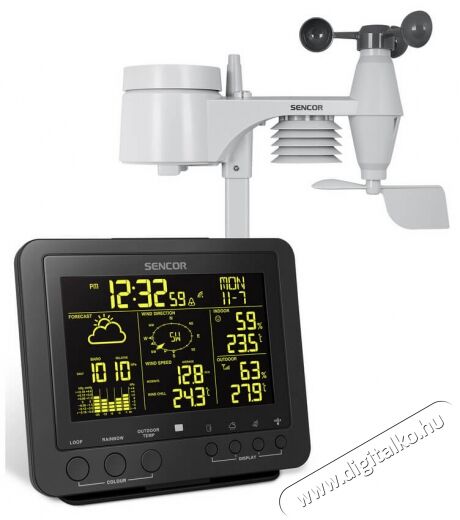 Sencor SWS 9700 Professzion&aacute;lis meteorol&oacute;giai &aacute;llom&aacute;s H&aacute;ztart&aacute;s / Otthon / K&uuml;lt&eacute;r - Lak&aacute;sfelszerel&eacute;s - Időj&aacute;r&aacute;s &aacute;llom&aacute;s - 320434