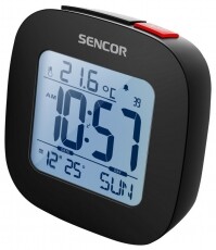 Sencor SDC 1200 B ébresztőóra hőmérővel - fekete Háztartás / Otthon / Kültér - Óra - Ébresztőóra - 319868