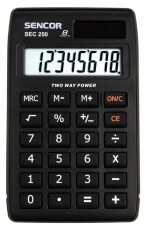 Sencor SEC 250 sz&aacute;mol&oacute;g&eacute;p Iroda &eacute;s sz&aacute;m&iacute;t&aacute;stechnika - Sz&aacute;mol&oacute;g&eacute;p - Zsebsz&aacute;mol&oacute;g&eacute;p - 307639