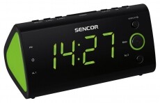Sencor SRC 170 Rádiós ébresztőóra - zöld Audio-Video / Hifi / Multimédia - Rádió / órás rádió - Ébresztőórás rádió - 260562