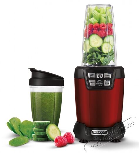 Sencor SNB 6601RD Nutridrink turmixg&eacute;p Konyhai term&eacute;kek - Konyhai kisg&eacute;p (elők&eacute;sz&iacute;t&eacute;s / feldolgoz&aacute;s) - Turmixg&eacute;p - 315515