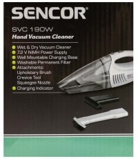 Sencor SVC 190W Vezet&eacute;k n&eacute;lk&uuml;li k&eacute;zi morzsaporsz&iacute;v&oacute; - feh&eacute;r H&aacute;ztart&aacute;s / Otthon / K&uuml;lt&eacute;r - Porsz&iacute;v&oacute; / takar&iacute;t&oacute;g&eacute;p - Morzsaporsz&iacute;v&oacute; - 260638