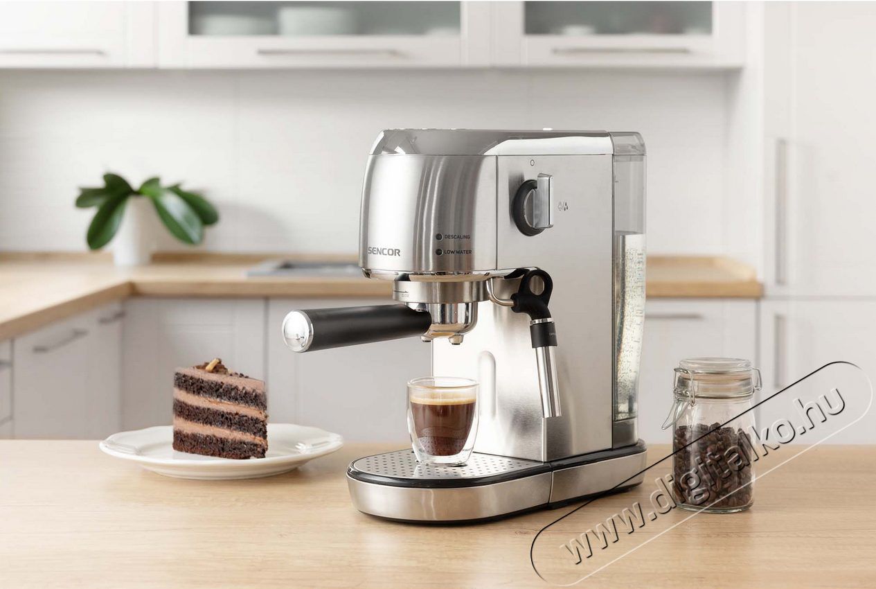 Sencor SES 4900SS pressz&oacute; k&aacute;v&eacute;főző Konyhai term&eacute;kek - K&aacute;v&eacute;főző / k&aacute;v&eacute;&ouml;rlő / kieg&eacute;sz&iacute;tő - Pressz&oacute; k&aacute;v&eacute;főző - 361484