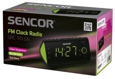 Sencor SRC 170 R&aacute;di&oacute;s &eacute;bresztő&oacute;ra - z&ouml;ld Audio-Video / Hifi / Multim&eacute;dia - R&aacute;di&oacute; / &oacute;r&aacute;s r&aacute;di&oacute; - &Eacute;bresztő&oacute;r&aacute;s r&aacute;di&oacute; - 260562