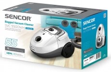 Sencor SVC 5500WH porsz&iacute;v&oacute; H&aacute;ztart&aacute;s / Otthon / K&uuml;lt&eacute;r - Porsz&iacute;v&oacute; / takar&iacute;t&oacute;g&eacute;p - Porzs&aacute;kos porsz&iacute;v&oacute; - 361499