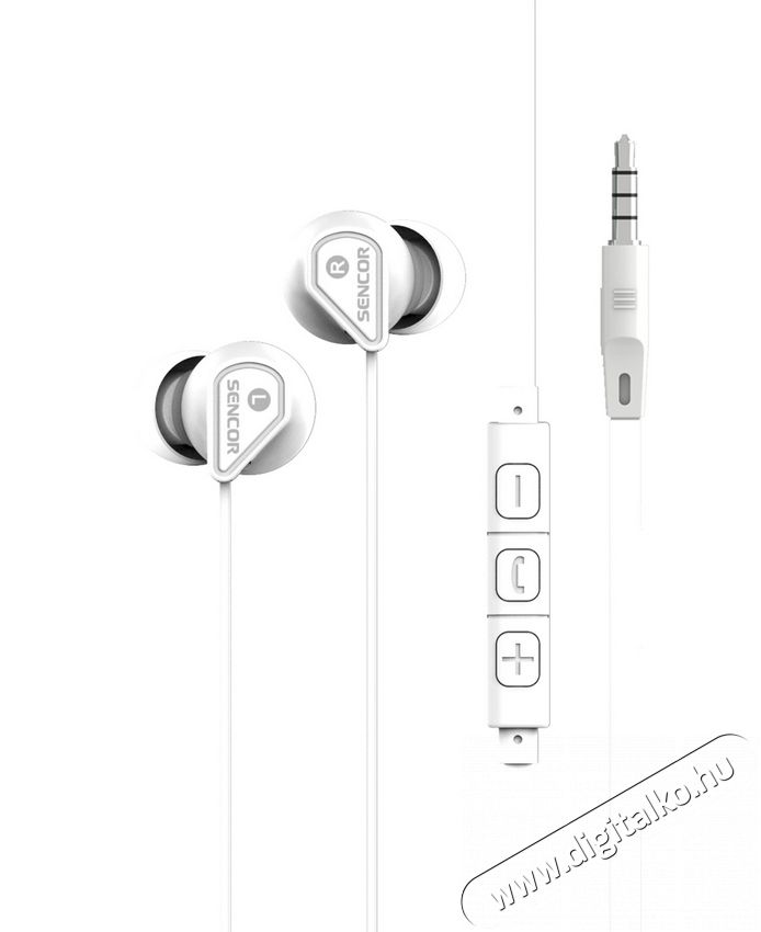 Sencor SEP 172 VCM F&uuml;lhallgat&oacute; - feh&eacute;r Audio-Video / Hifi / Multim&eacute;dia - F&uuml;l &eacute;s Fejhallgat&oacute;k - F&uuml;lhallgat&oacute; mikrofonnal / headset - 351992