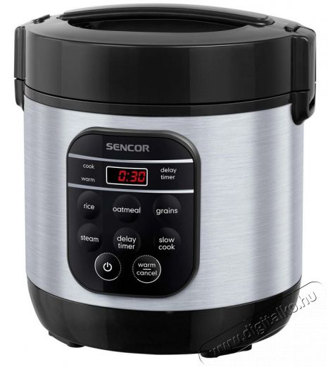 Sencor SRM 0650SS t&ouml;bbfunkci&oacute;s rizsfőző Konyhai term&eacute;kek - Konyhai kisg&eacute;p (s&uuml;t&eacute;s / főz&eacute;s / hűt&eacute;s / &eacute;telk&eacute;sz&iacute;t&eacute;s) - Rizsfőző - 353316