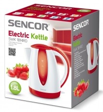 Sencor SWK 1814RD V&iacute;zforral&oacute; - feh&eacute;r/piros Konyhai term&eacute;kek - V&iacute;zforral&oacute; / teafőző - 274722