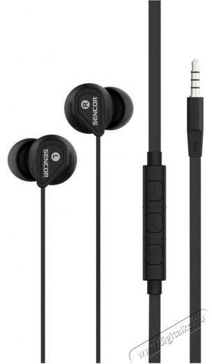 Sencor SEP 172 VCM f&uuml;lhallgat&oacute; headset - fekete Audio-Video / Hifi / Multim&eacute;dia - F&uuml;l &eacute;s Fejhallgat&oacute;k - F&uuml;lhallgat&oacute; mikrofonnal / headset - 351987
