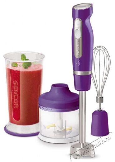 Sencor SHB 4465VT-EUE3 Botmixer szett Konyhai term&eacute;kek - Konyhai kisg&eacute;p (elők&eacute;sz&iacute;t&eacute;s / feldolgoz&aacute;s) - Botmixer - 364600