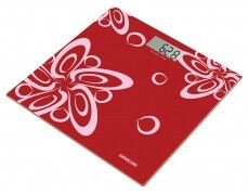 Sencor SBS 2507RD Személy mérleg - piros Szépségápolás / Egészség - Mérleg - Személy mérleg - 260882