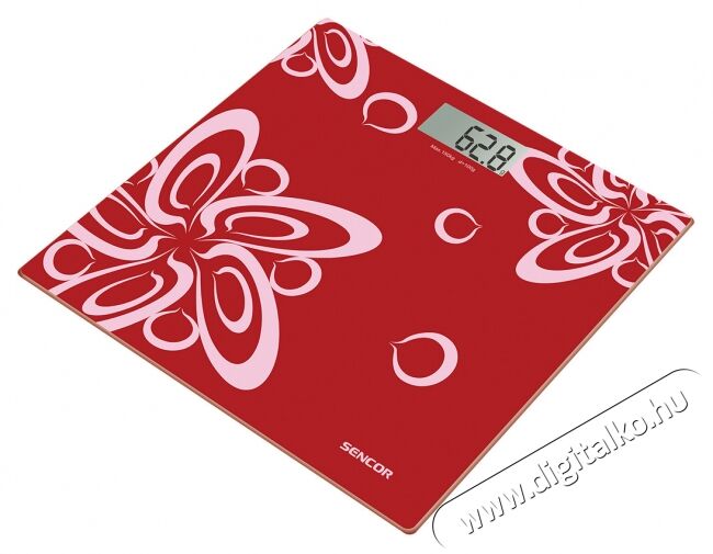 Sencor SBS 2507RD Szem&eacute;ly m&eacute;rleg - piros Sz&eacute;ps&eacute;g&aacute;pol&aacute;s / Eg&eacute;szs&eacute;g - M&eacute;rleg - Szem&eacute;ly m&eacute;rleg - 260882