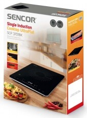 Sencor SCP 3701BK Indukci&oacute;s Főzőlap Konyhai term&eacute;kek - S&uuml;tő-főzőlap, tűzhely (szabadon&aacute;ll&oacute;) - Indukci&oacute;s főzőlap (szabadon&aacute;ll&oacute;) - 364574