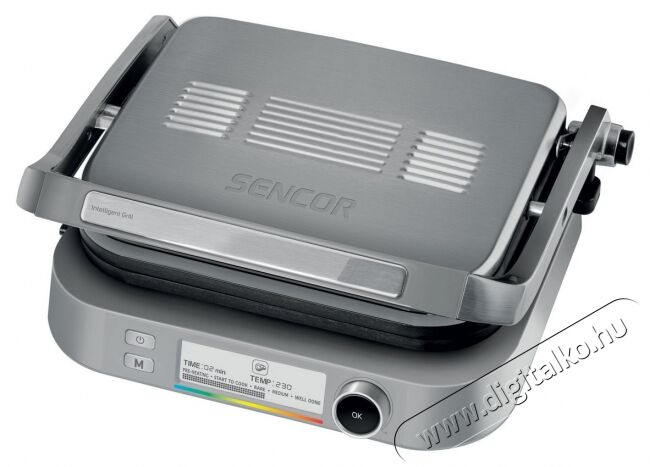 Sencor SBG 6231SS kontakt Grill Konyhai term&eacute;kek - Konyhai kisg&eacute;p (s&uuml;t&eacute;s / főz&eacute;s / hűt&eacute;s / &eacute;telk&eacute;sz&iacute;t&eacute;s) - Kontakt grill s&uuml;tő / s&uuml;tőlap - 361477