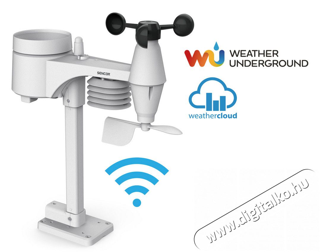 Sencor SWS 9898 WIFI időj&aacute;r&aacute;s &aacute;llom&aacute;s H&aacute;ztart&aacute;s / Otthon / K&uuml;lt&eacute;r - Lak&aacute;sfelszerel&eacute;s - Időj&aacute;r&aacute;s &aacute;llom&aacute;s - 366821