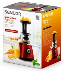 Sencor SSJ 4042RD gy&uuml;m&ouml;lcscentrifuga Konyhai term&eacute;kek - Konyhai kisg&eacute;p (elők&eacute;sz&iacute;t&eacute;s / feldolgoz&aacute;s) - Gy&uuml;m&ouml;lcs centrifuga / pr&eacute;s - 297434