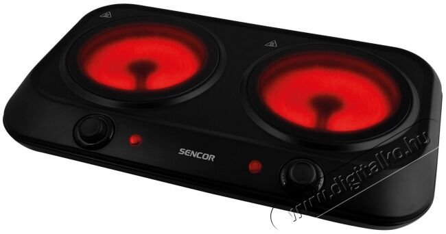 Sencor SCP 2263BK Ker&aacute;mia Főzőlap Konyhai term&eacute;kek - S&uuml;tő-főzőlap, tűzhely (szabadon&aacute;ll&oacute;) - Elektromos főzőlap (szabadon&aacute;ll&oacute;) - 364572