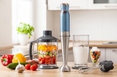 Sencor SHB 5602BL-EUE3 4in1 botmixer szett - k&eacute;k Konyhai term&eacute;kek - Konyhai kisg&eacute;p (elők&eacute;sz&iacute;t&eacute;s / feldolgoz&aacute;s) - Botmixer - 354922