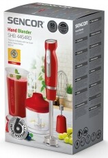 Sencor SHB 4464RD-EUE3 Botmixer szett Konyhai term&eacute;kek - Konyhai kisg&eacute;p (elők&eacute;sz&iacute;t&eacute;s / feldolgoz&aacute;s) - Botmixer - 364599