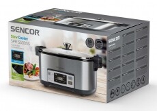Sencor SPR 5500SS Elektromos főzőed&eacute;ny Konyhai term&eacute;kek - Konyhai kisg&eacute;p (s&uuml;t&eacute;s / főz&eacute;s / hűt&eacute;s / &eacute;telk&eacute;sz&iacute;t&eacute;s) - L&eacute;gkever&eacute;ses főzőg&eacute;p / elektromos kukta / multifunkci&oacute;s s&uuml;tő - 352030