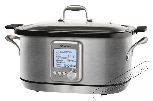 Sencor SPR 7200SS Digit&aacute;lis lass&uacute; főző Konyhai term&eacute;kek - Konyhai kisg&eacute;p (s&uuml;t&eacute;s / főz&eacute;s / hűt&eacute;s / &eacute;telk&eacute;sz&iacute;t&eacute;s) - L&eacute;gkever&eacute;ses főzőg&eacute;p / elektromos kukta / multifunkci&oacute;s s&uuml;tő - 354723