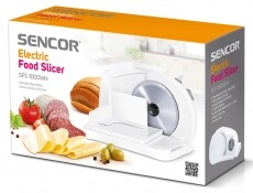 Sencor SFS 1000WH Elektromos &eacute;lelmiszer szeletelő Konyhai term&eacute;kek - Konyhai kisg&eacute;p (elők&eacute;sz&iacute;t&eacute;s / feldolgoz&aacute;s) - Szeletelő / reszelő g&eacute;p - 270406