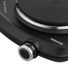 Sencor SCP 1504BK-EUE4 elektromos főzőlap - fekete Konyhai term&eacute;kek - S&uuml;tő-főzőlap, tűzhely (szabadon&aacute;ll&oacute;) - Elektromos főzőlap (szabadon&aacute;ll&oacute;) - 371786