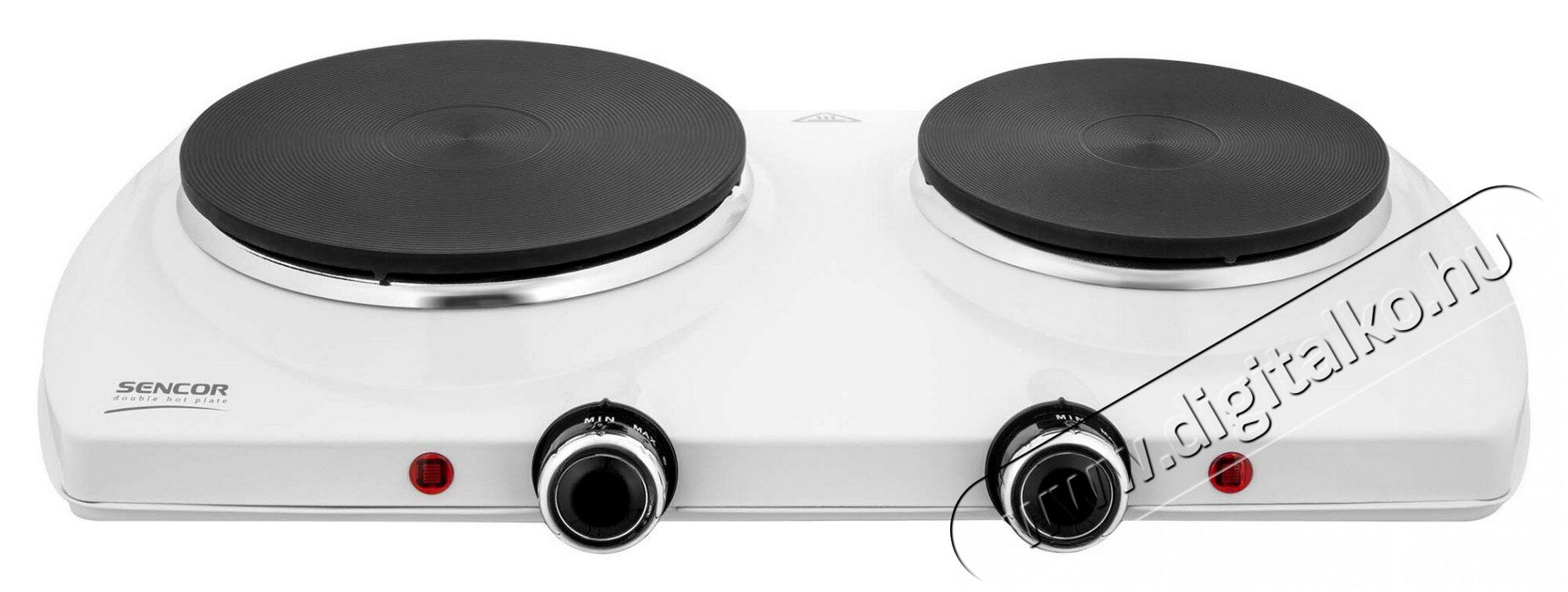 Sencor SCP 2253WH-EUE4 elektromos főzőlap - feh&eacute;r Konyhai term&eacute;kek - S&uuml;tő-főzőlap, tűzhely (szabadon&aacute;ll&oacute;) - Elektromos főzőlap (szabadon&aacute;ll&oacute;) - 371787