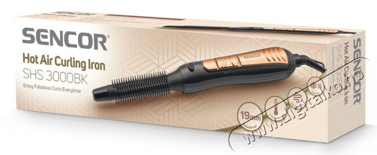 Sencor SHS 3000BK Hajform&aacute;z&oacute; Sz&eacute;ps&eacute;g&aacute;pol&aacute;s / Eg&eacute;szs&eacute;g - Haj&aacute;pol&aacute;s - Meleglevegős hajform&aacute;z&oacute; - 371799