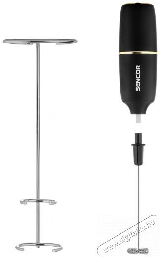 Sencor SMF 1010BK Tejhabos&iacute;t&oacute; Konyhai term&eacute;kek - K&aacute;v&eacute;főző / k&aacute;v&eacute;&ouml;rlő / kieg&eacute;sz&iacute;tő - Tejhabos&iacute;t&oacute; - 371801