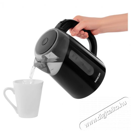 Sencor SWK 1701BK V&iacute;zforral&oacute; 1,7L - fekete Konyhai term&eacute;kek - V&iacute;zforral&oacute; / teafőző - 371816