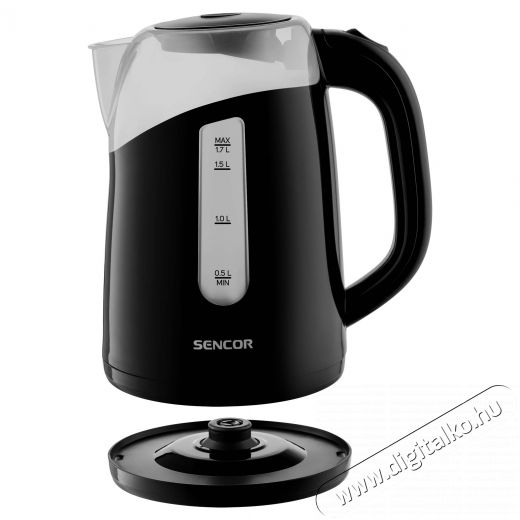 Sencor SWK 1701BK V&iacute;zforral&oacute; 1,7L - fekete Konyhai term&eacute;kek - V&iacute;zforral&oacute; / teafőző - 371816
