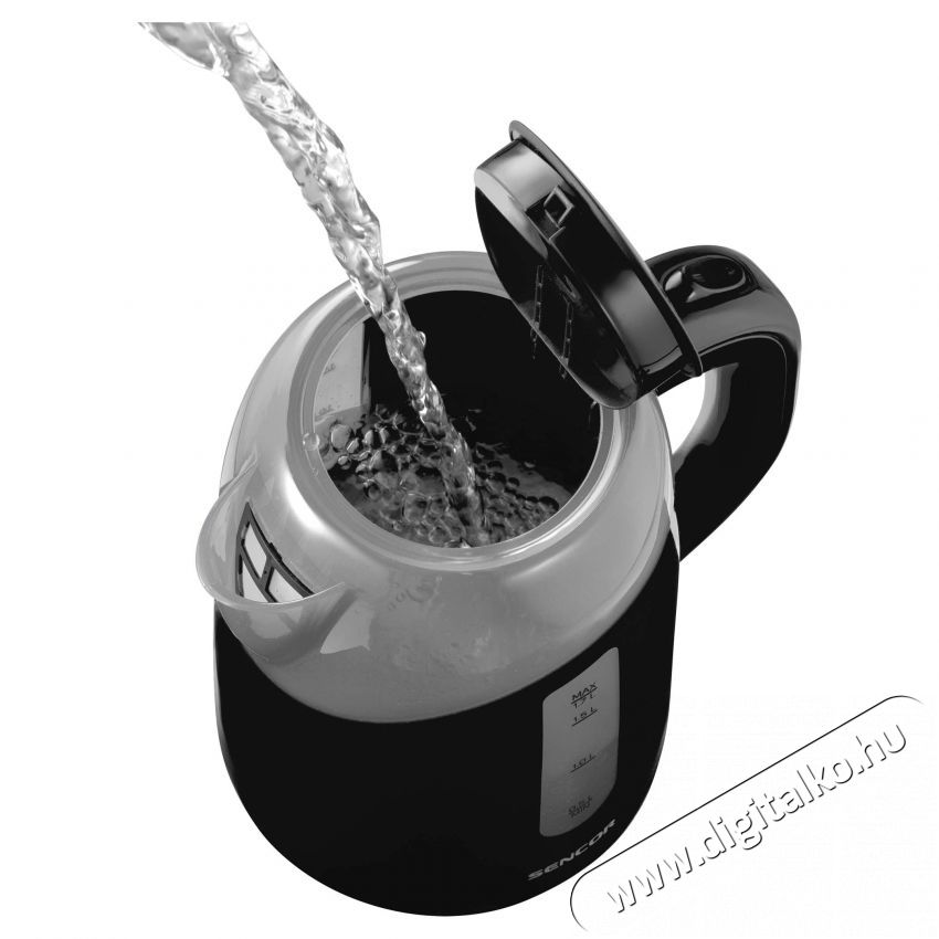 Sencor SWK 1701BK V&iacute;zforral&oacute; 1,7L - fekete Konyhai term&eacute;kek - V&iacute;zforral&oacute; / teafőző - 371816