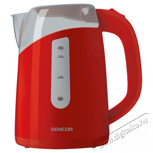 Sencor SWK 1704RD V&iacute;zforral&oacute; 1.7L - piros Konyhai term&eacute;kek - V&iacute;zforral&oacute; / teafőző - 371817