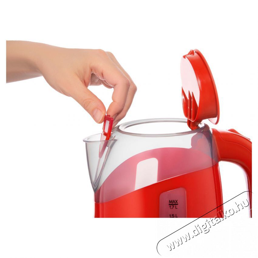 Sencor SWK 1704RD V&iacute;zforral&oacute; 1.7L - piros Konyhai term&eacute;kek - V&iacute;zforral&oacute; / teafőző - 371817