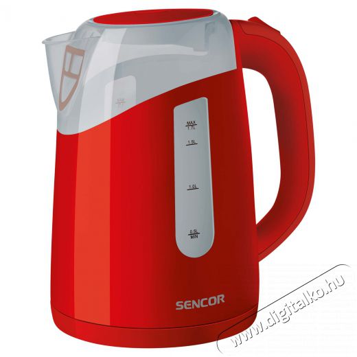 Sencor SWK 1704RD V&iacute;zforral&oacute; 1.7L - piros Konyhai term&eacute;kek - V&iacute;zforral&oacute; / teafőző - 371817